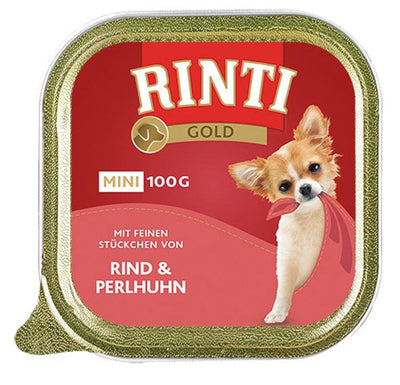 Rinti Gold Mini Rind & Perlhuhn