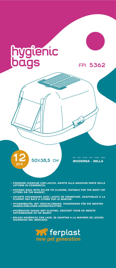 Ferplast Polybeutel FPI 5362, 12Stk.