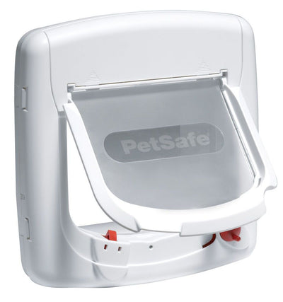 PetSafe Katzentüre 400 weiss magnetisch