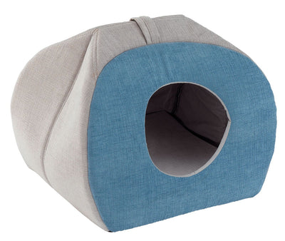 Katzenhöhle Tulip medium blau