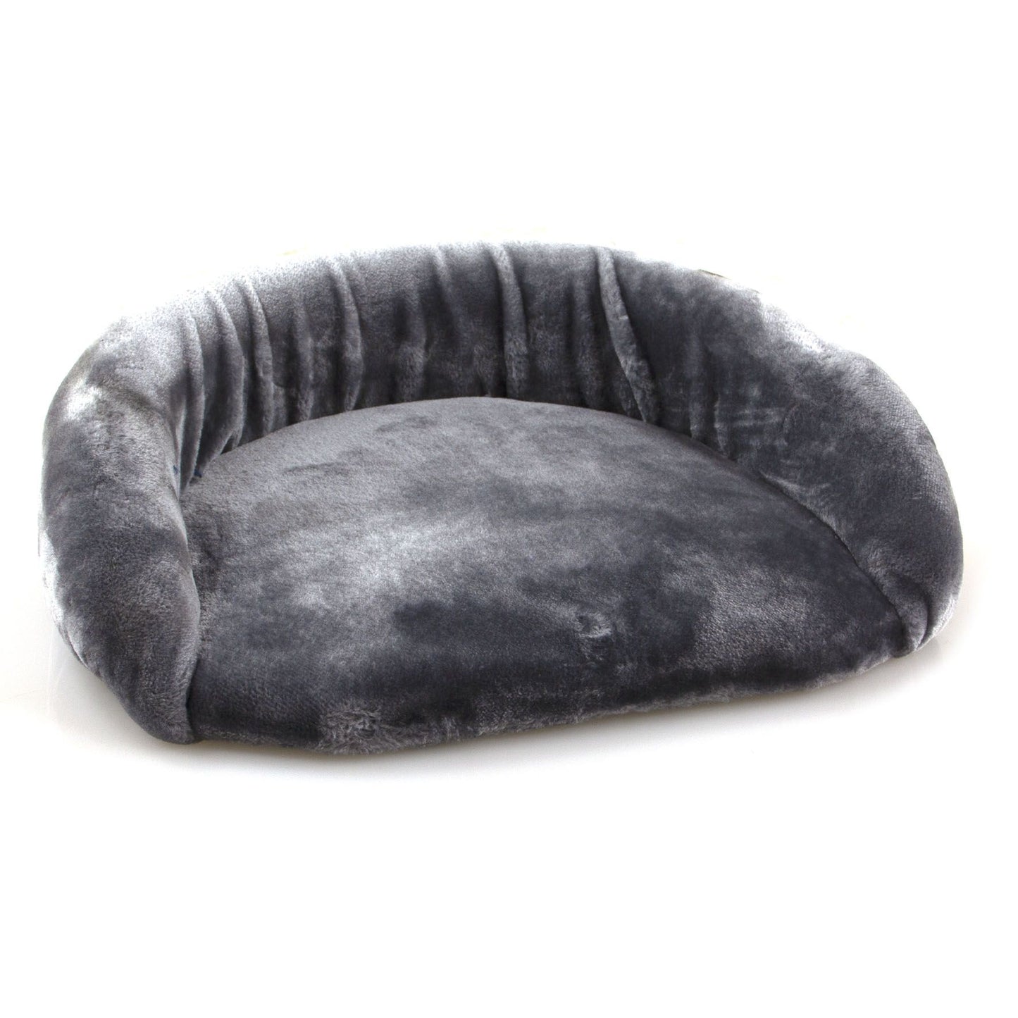 Katzensitz Oval 45x38x12cm, grau