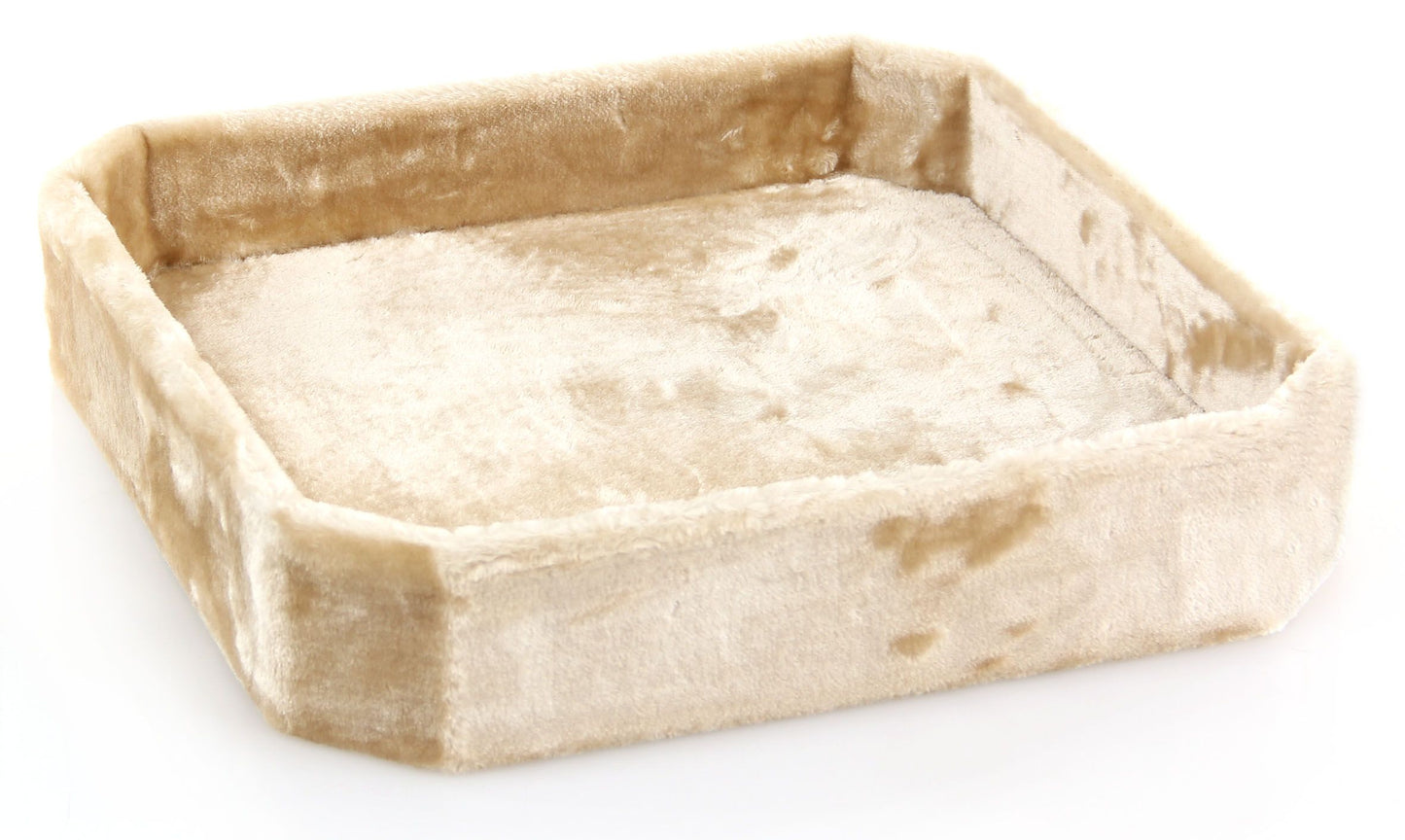 Spielkasten eckig, 48x48x10cm, beige