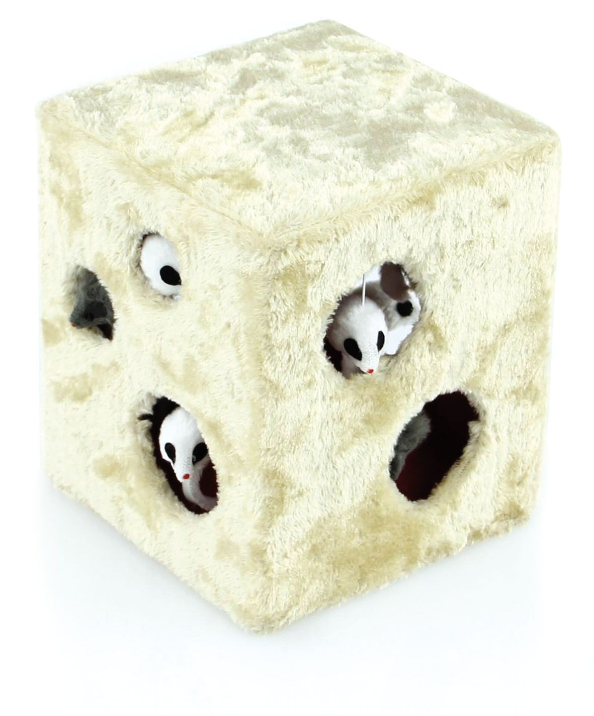 swisspet Katze & Play Spielwürfel beige
