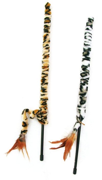 swisspet Katzenangel Leopard & Zebra