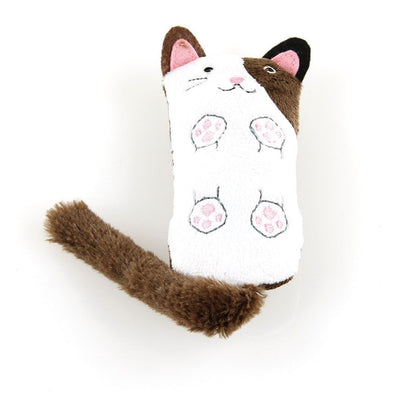 Mini-Cat mit Raschel 25.5cm beige