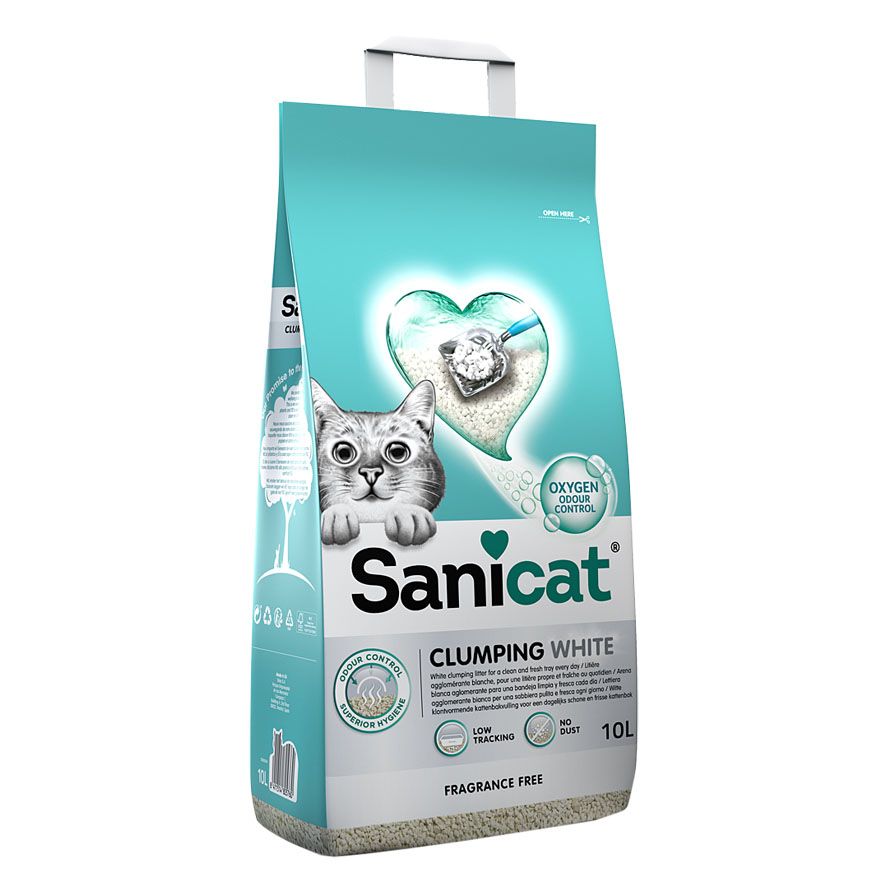 SANICAT Clumping White 10L neutral