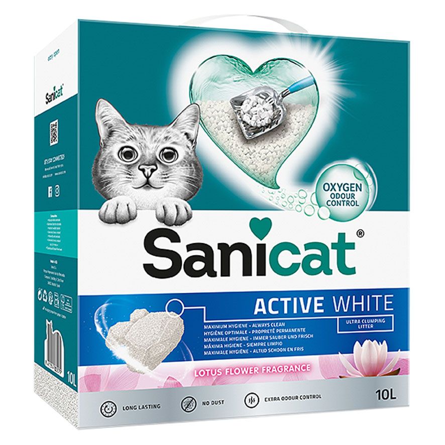 SANICAT Active White Lotus Flower