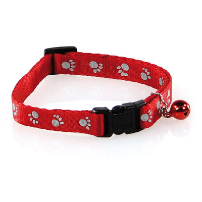 ReflectLine Katzenhalsband Paws, rot