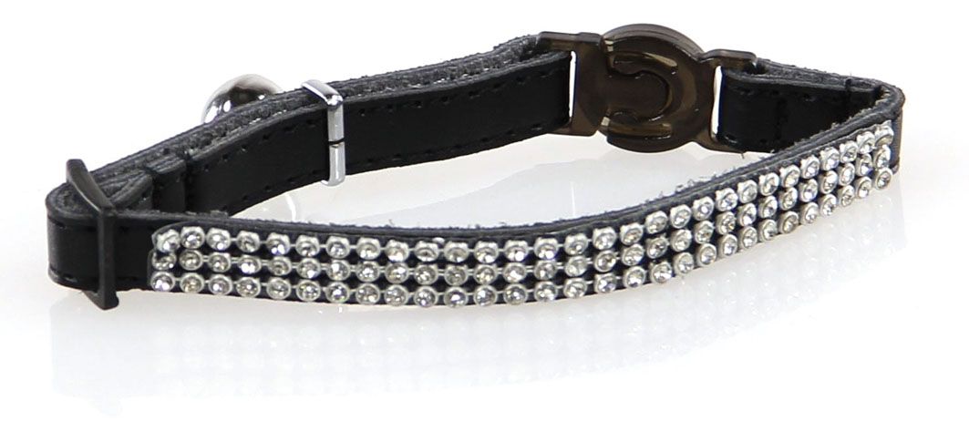 DeluxeLine Katzenhalsband schwarz