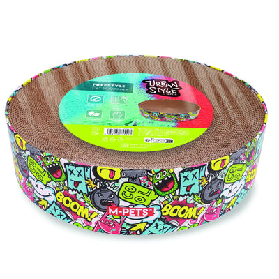 M-Pets Kratzkartonage runden multicolor