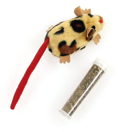 Plüschleuchtmaus mit Catnip Trommel