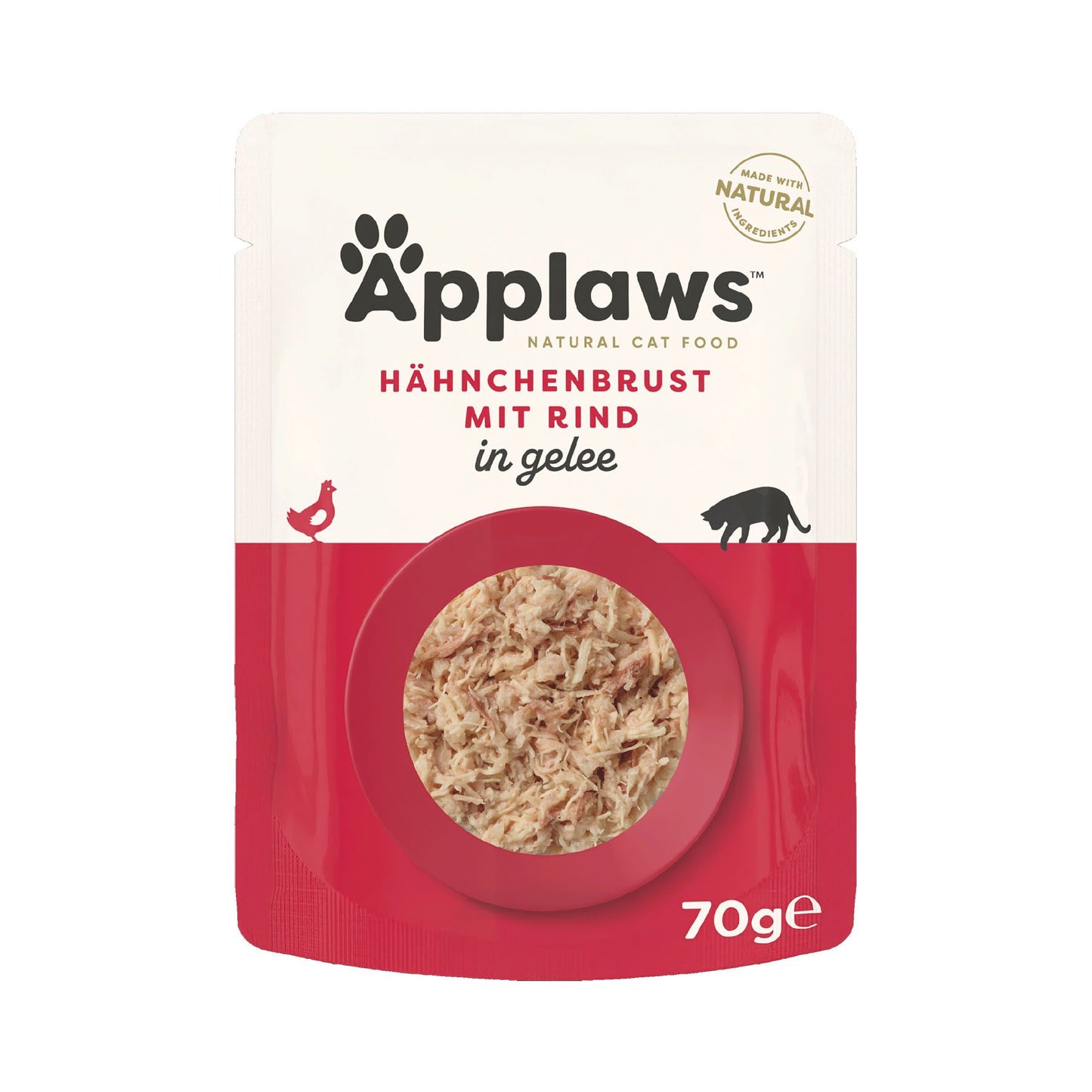 Applaws Pouch chicken & Beef in jelly