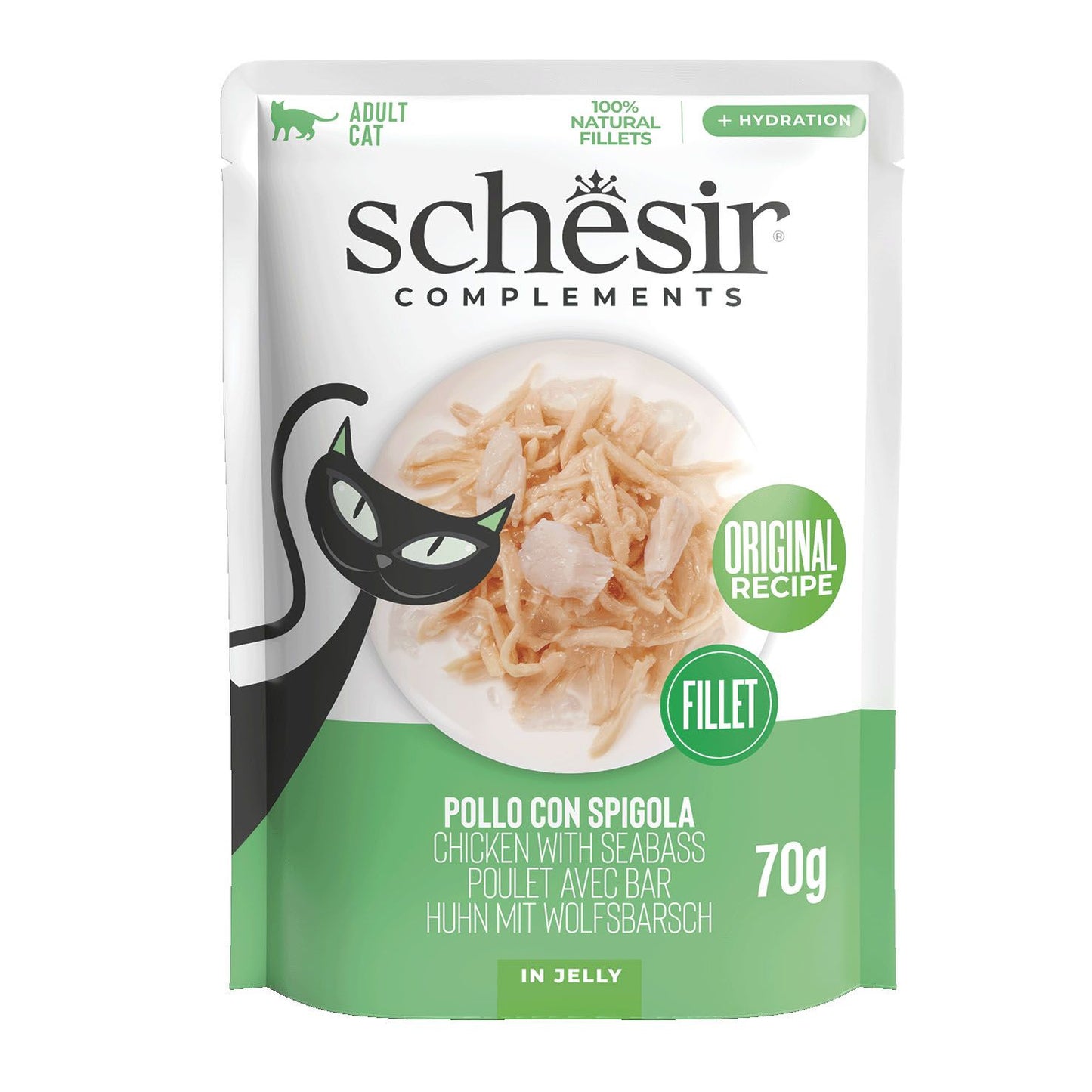 SCHESIR Jelly Huhn & Wolfsbarsch