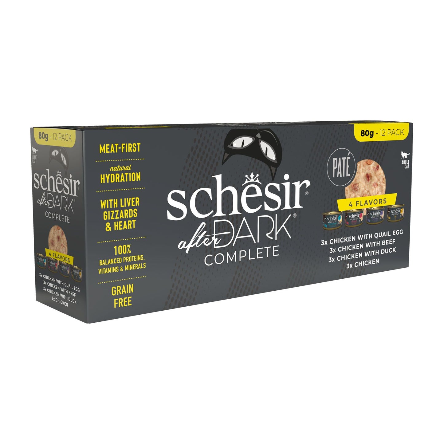 Schesir AFTER DARK PATÉ MULTIPACK