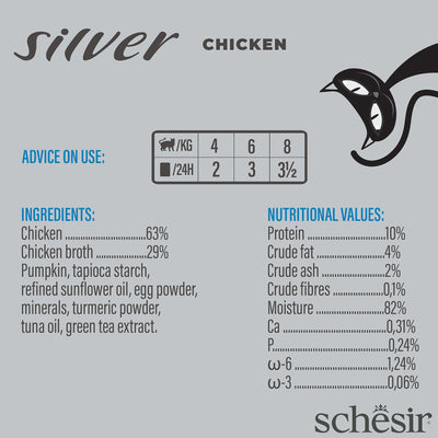 Schesir SILVER MOUSSE Huhn
