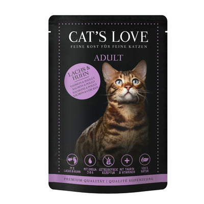 CAT'S LOVE Adult Lachs & Huhn