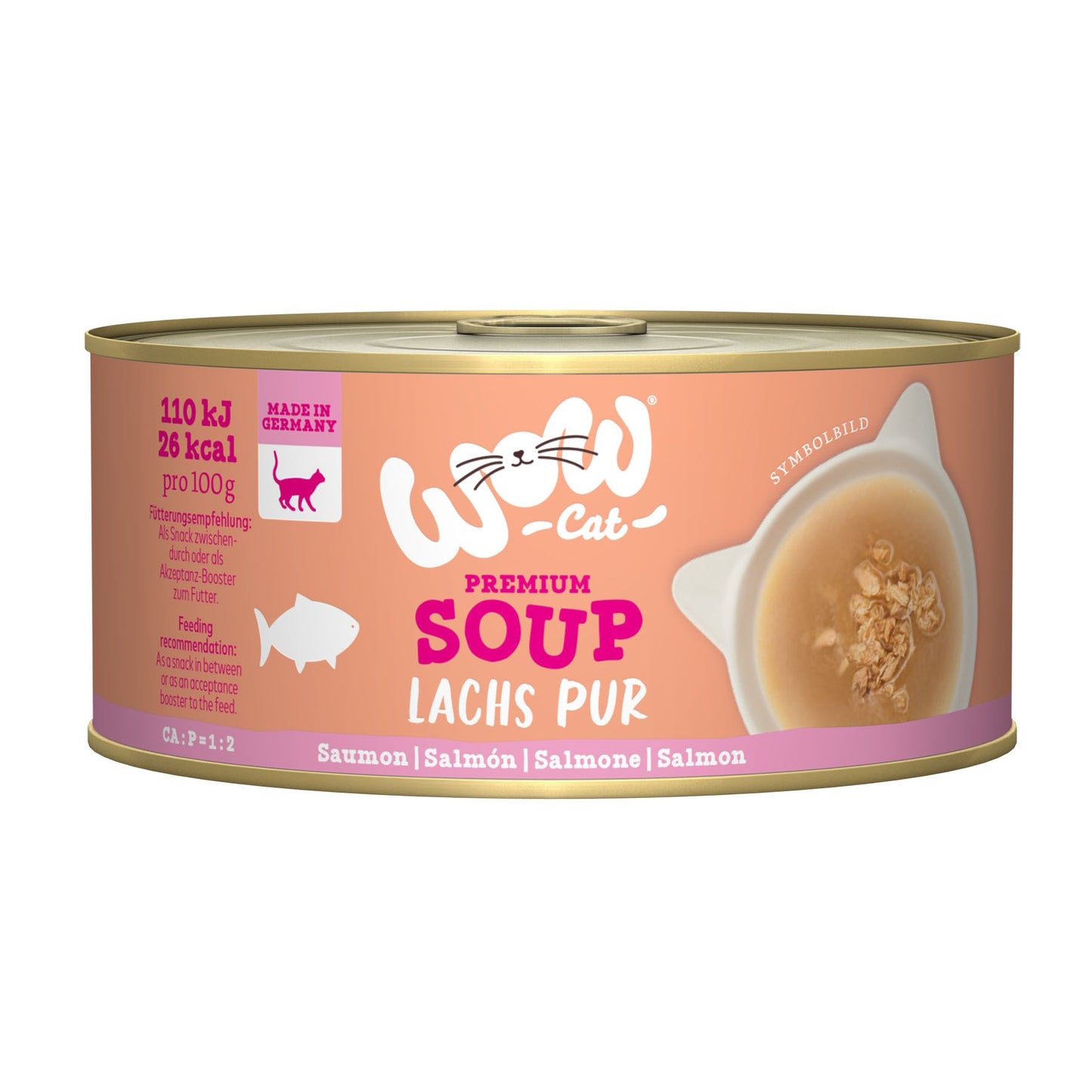 WOW CAT Suppe mit Lachs