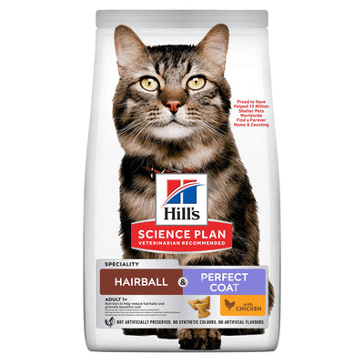 Hill's Adult Hairball & Pe Coat Huhn