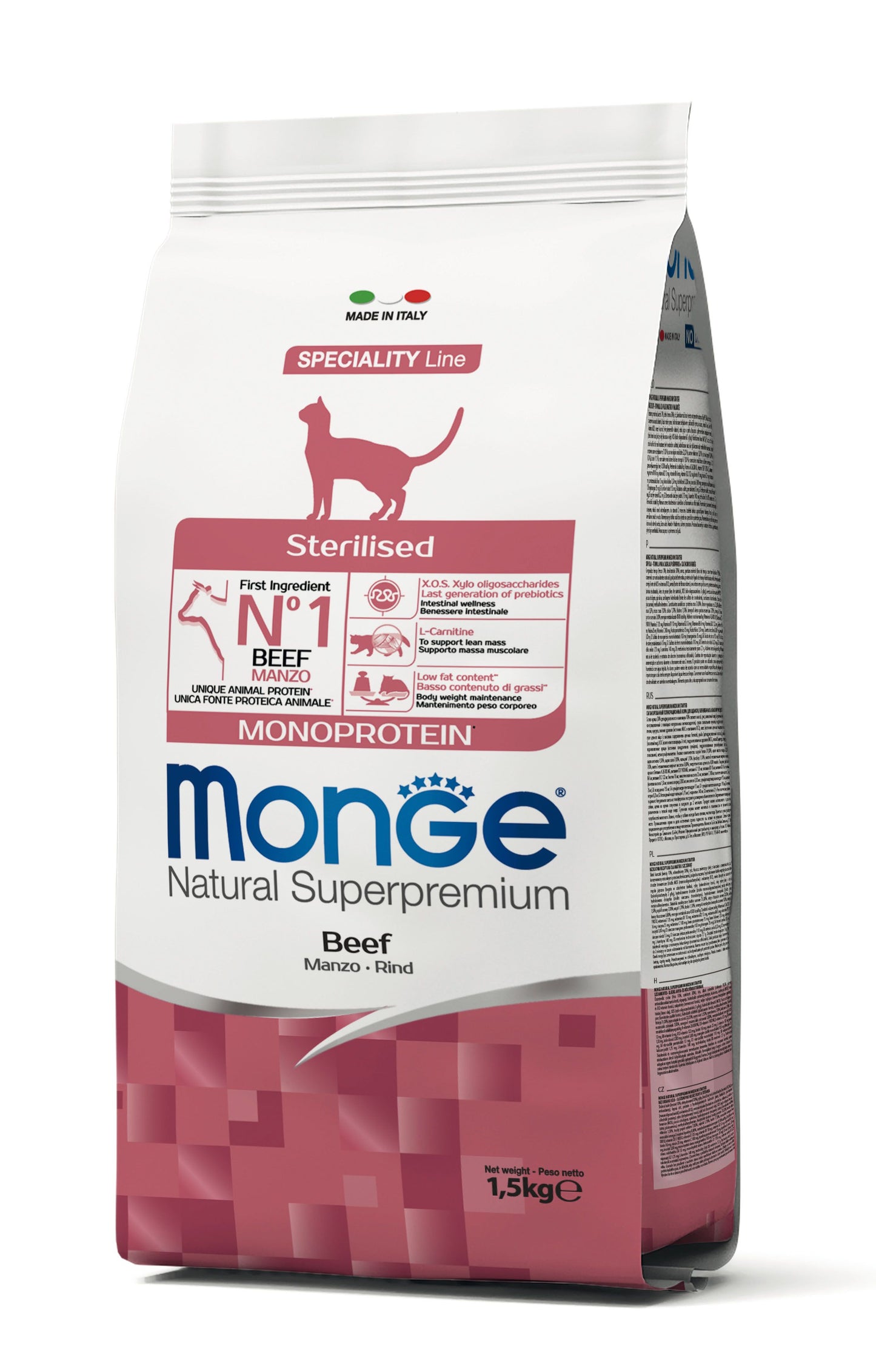 Monge Cat Sterilised Beef