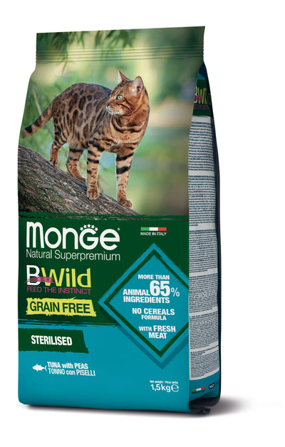Monge Cat BWild GF Sterilised Tuna