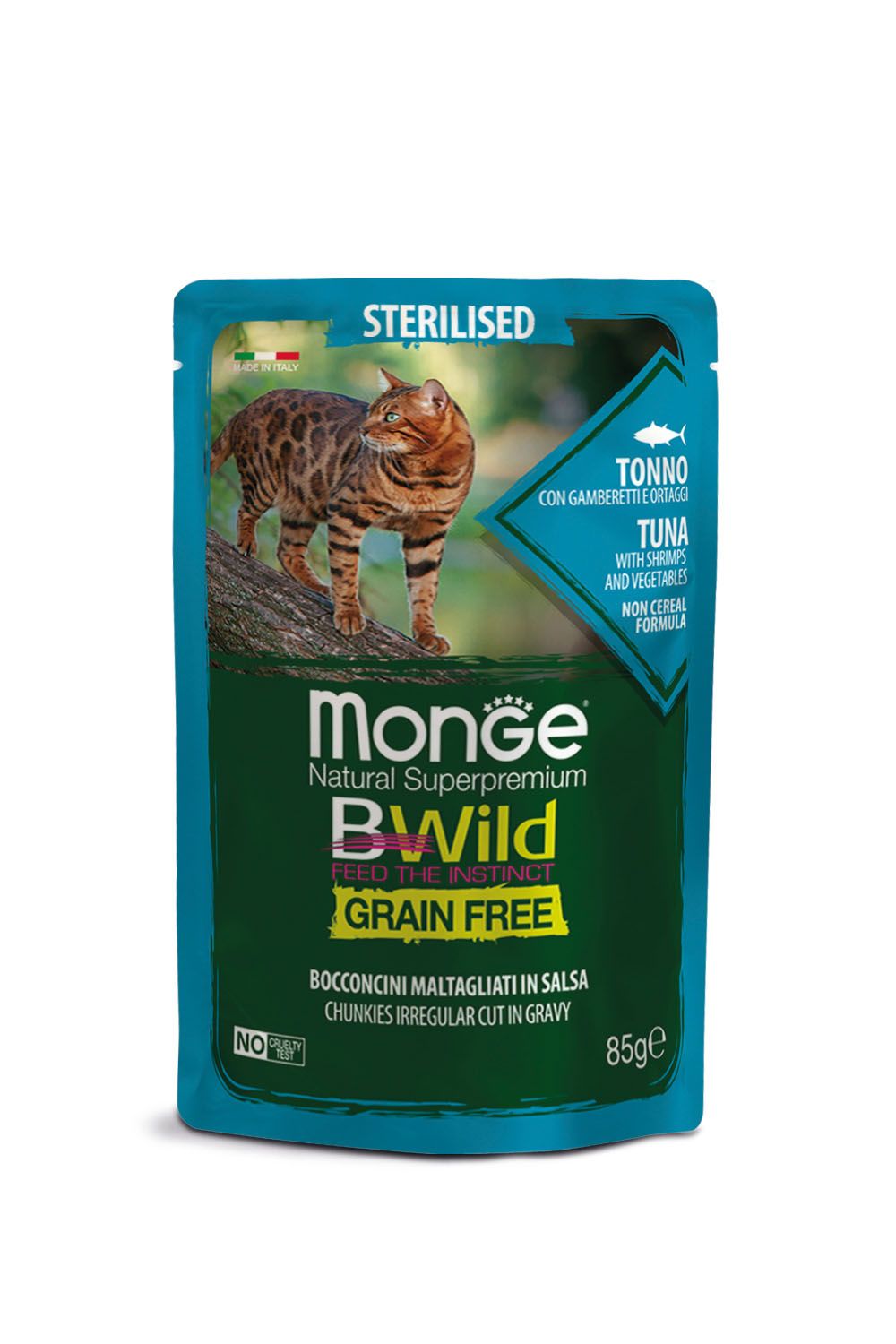 Monge Cat Bwild GF Sterilised Tuna