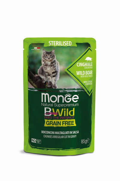 Monge Cat Bwild GF Sterilised Boar