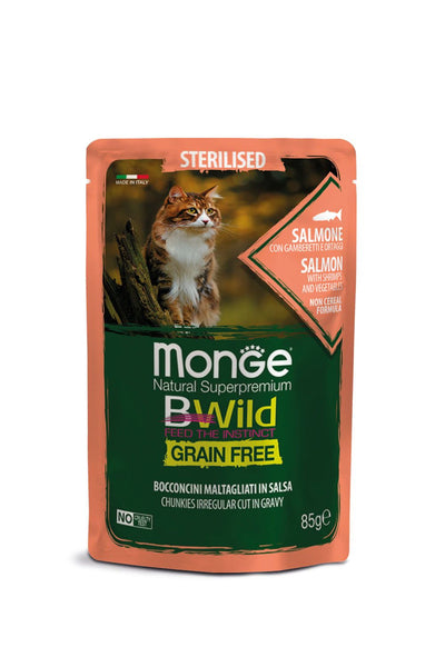 Monge Cat Bwild GF Sterilised Salmon