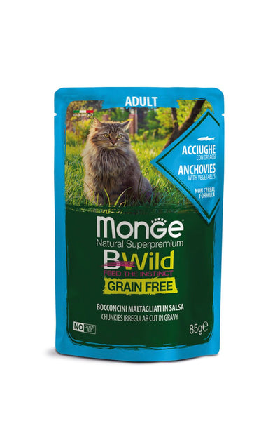 Monge Cat Bwild GF Adult Anchovies