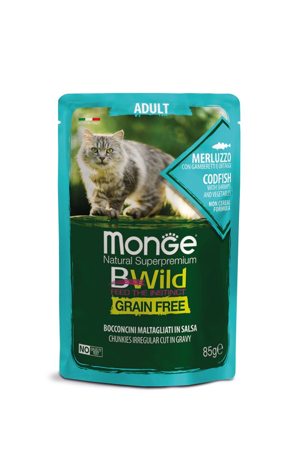 Monge Cat Bwild GF Adult Codfish
