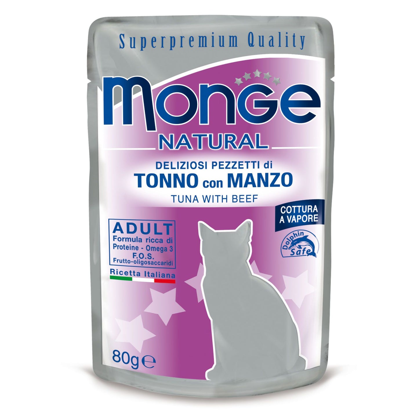 Monge Natural Cat Adult Tuna & Beef