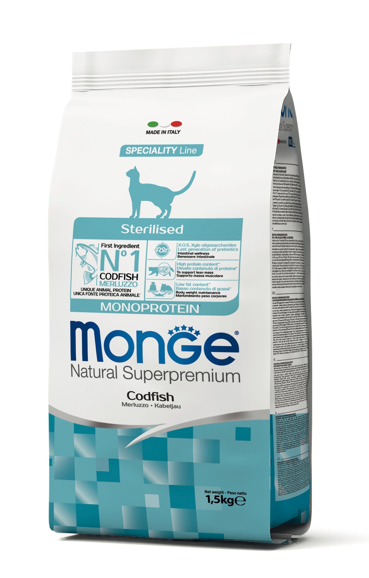 Monge Cat Sterilised Codfish