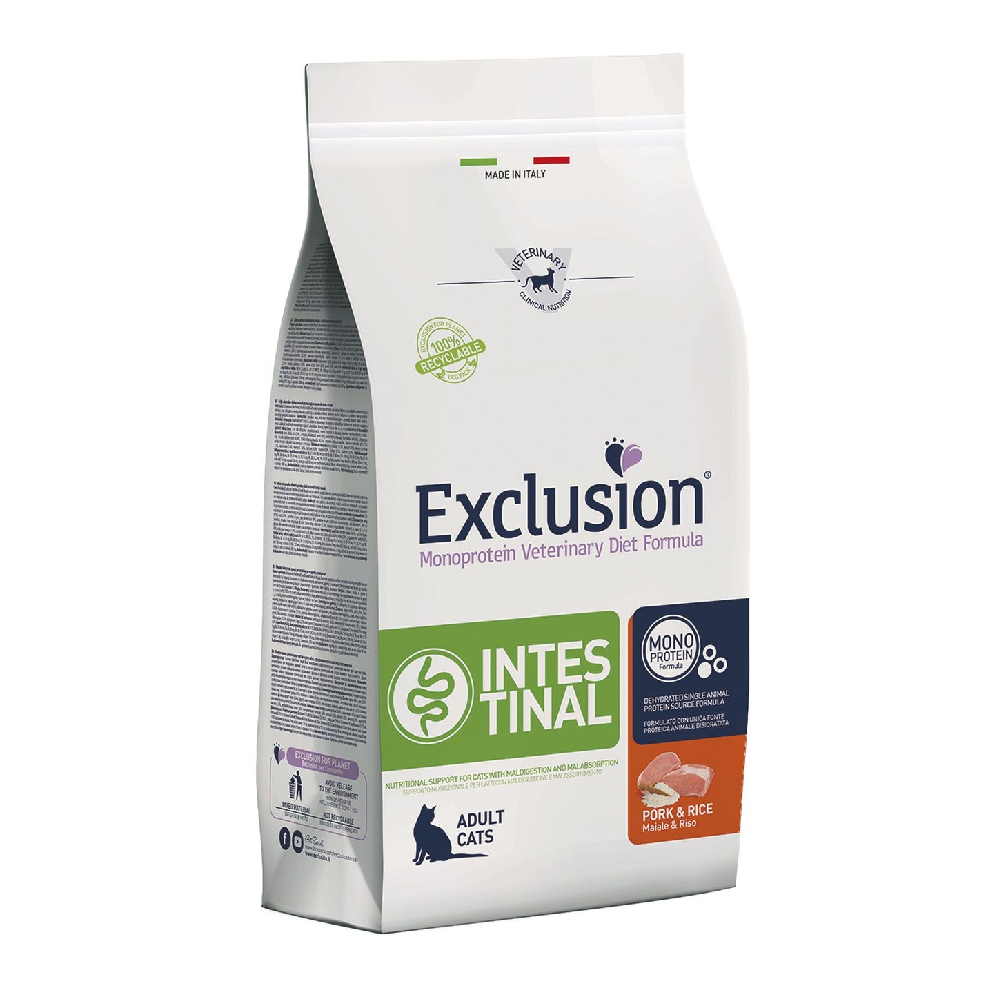 Exclusion Cat VET INTEST Pork & Rice