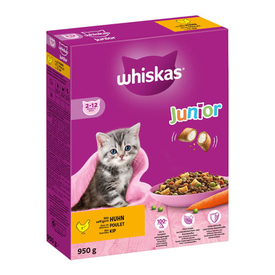 WHISKAS Trocken Huhn Auswahl Junior