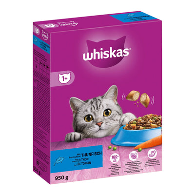 WHISKAS Trocken 1 + mit Thunfisch