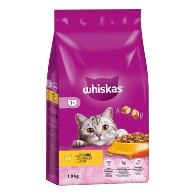 WHISKAS Trocken Huhn Auswahl 1 +