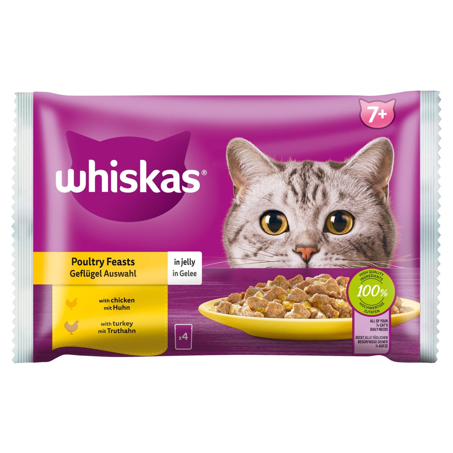 Whiskas 7 + Geflügel Auswahl
