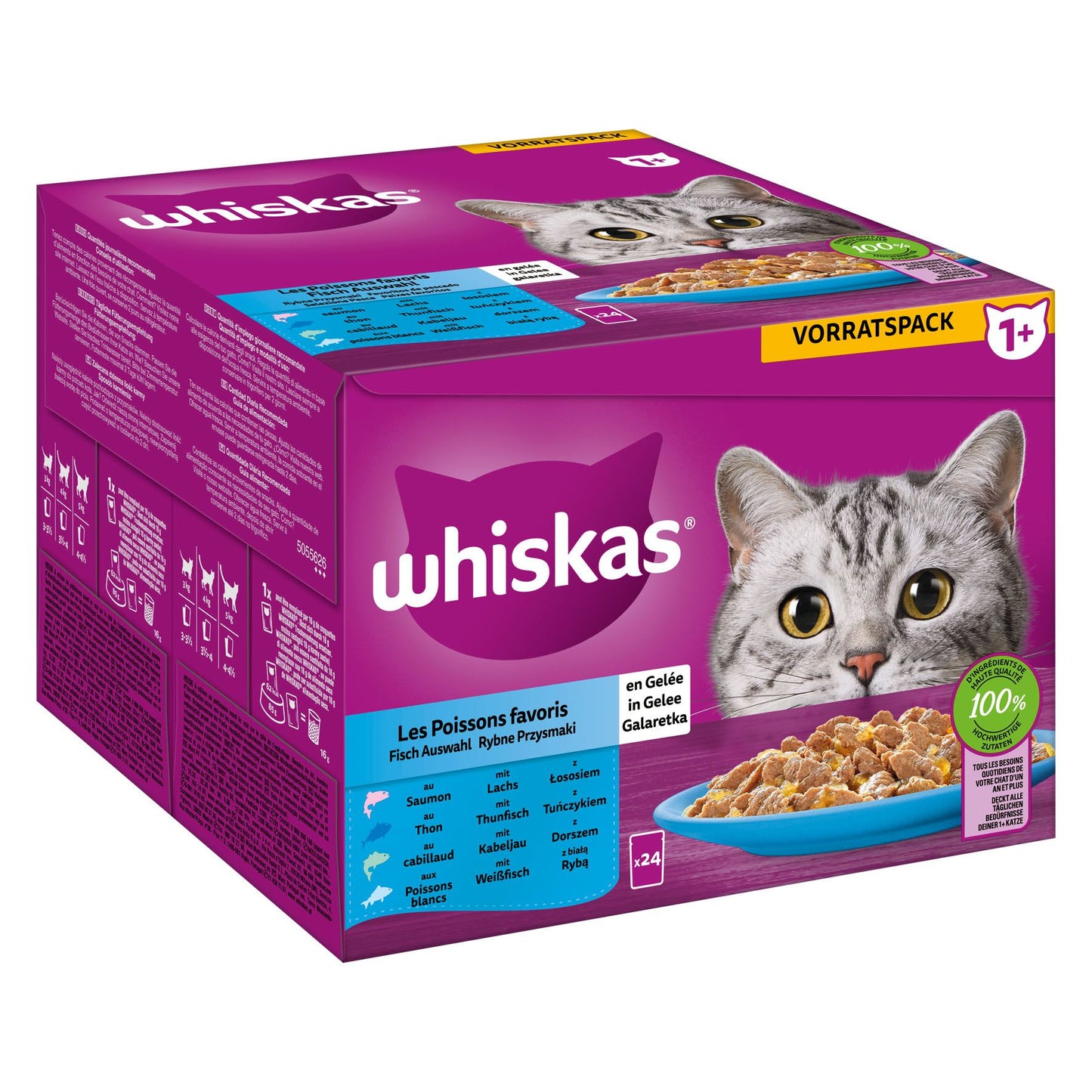 Whiskas 1 + Fisch Auswahl