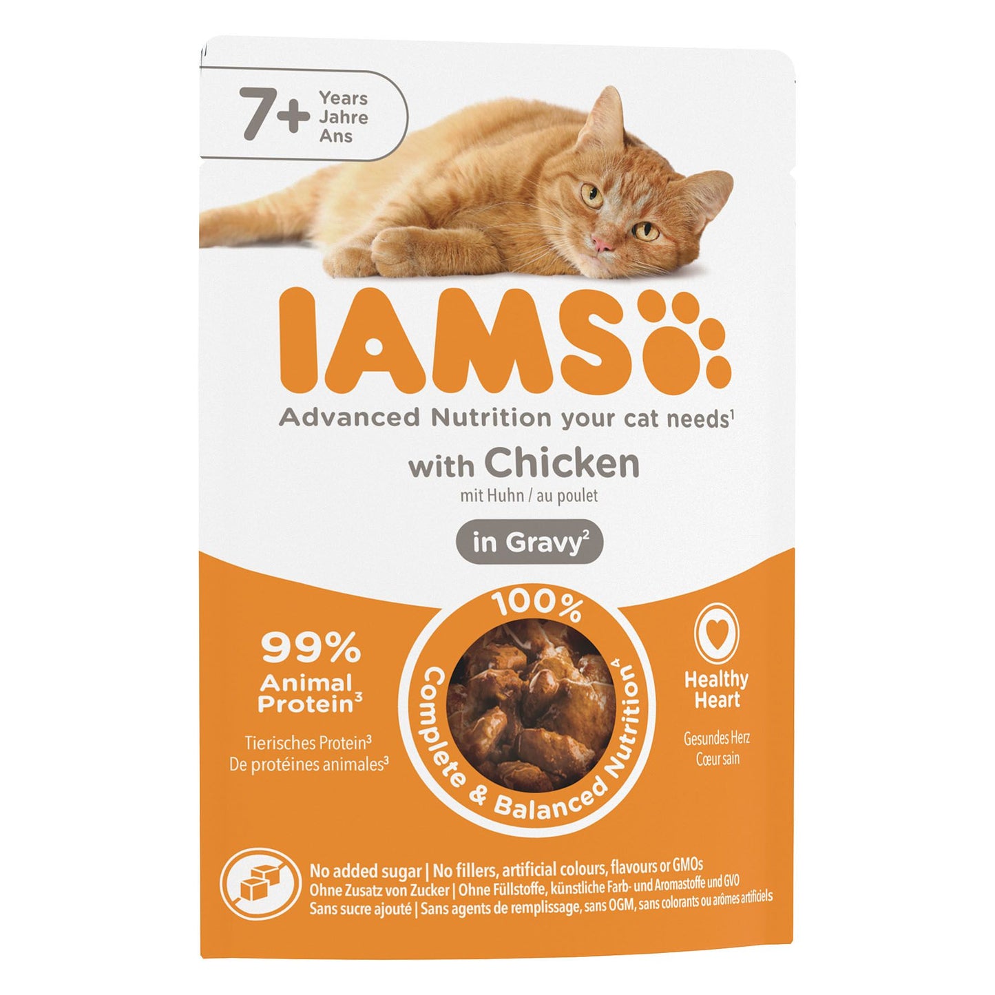 Iams Delights Senior Huhn