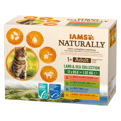 IAMS Naturally Adult Land & Sea Mix