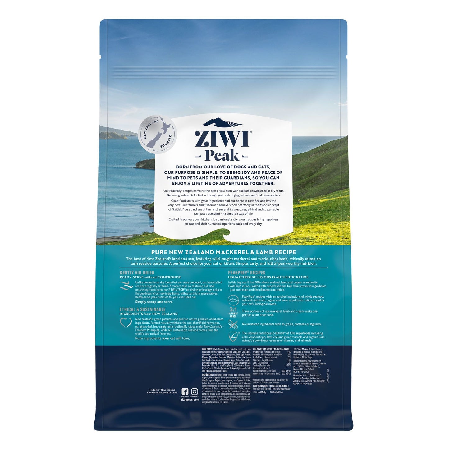 Ziwi Peak Air Dried Mackerel & Lamb