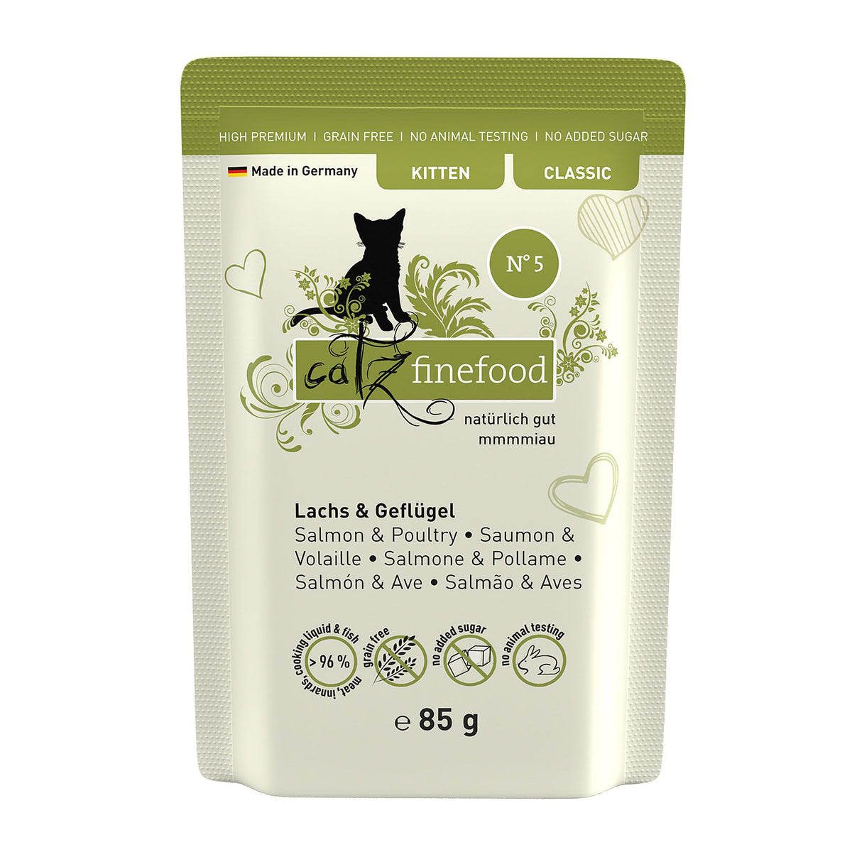 catz fin Kitten No. 5 Lachs & Geflügel