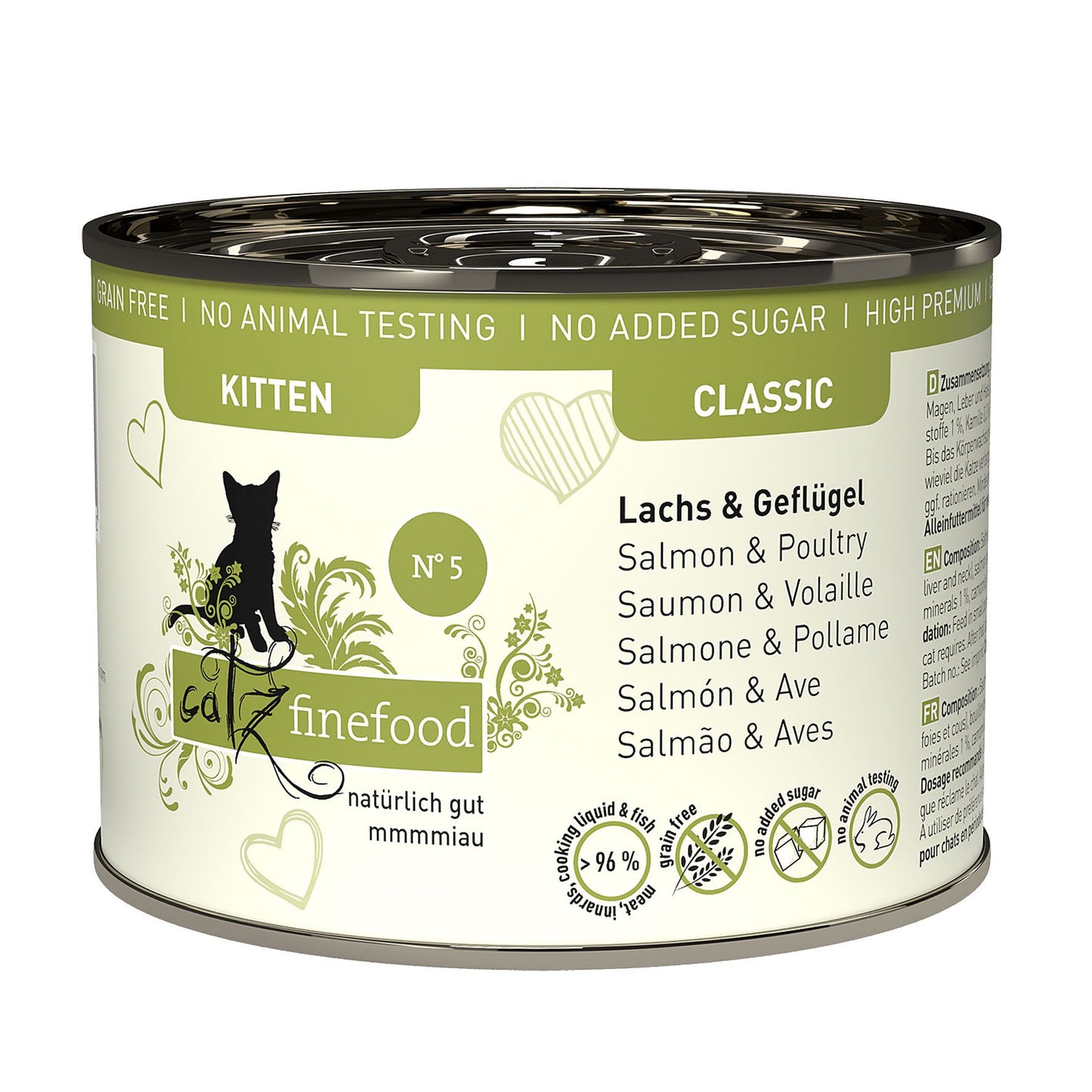 catz fin Kitten No. 5 Lachs & Geflügel