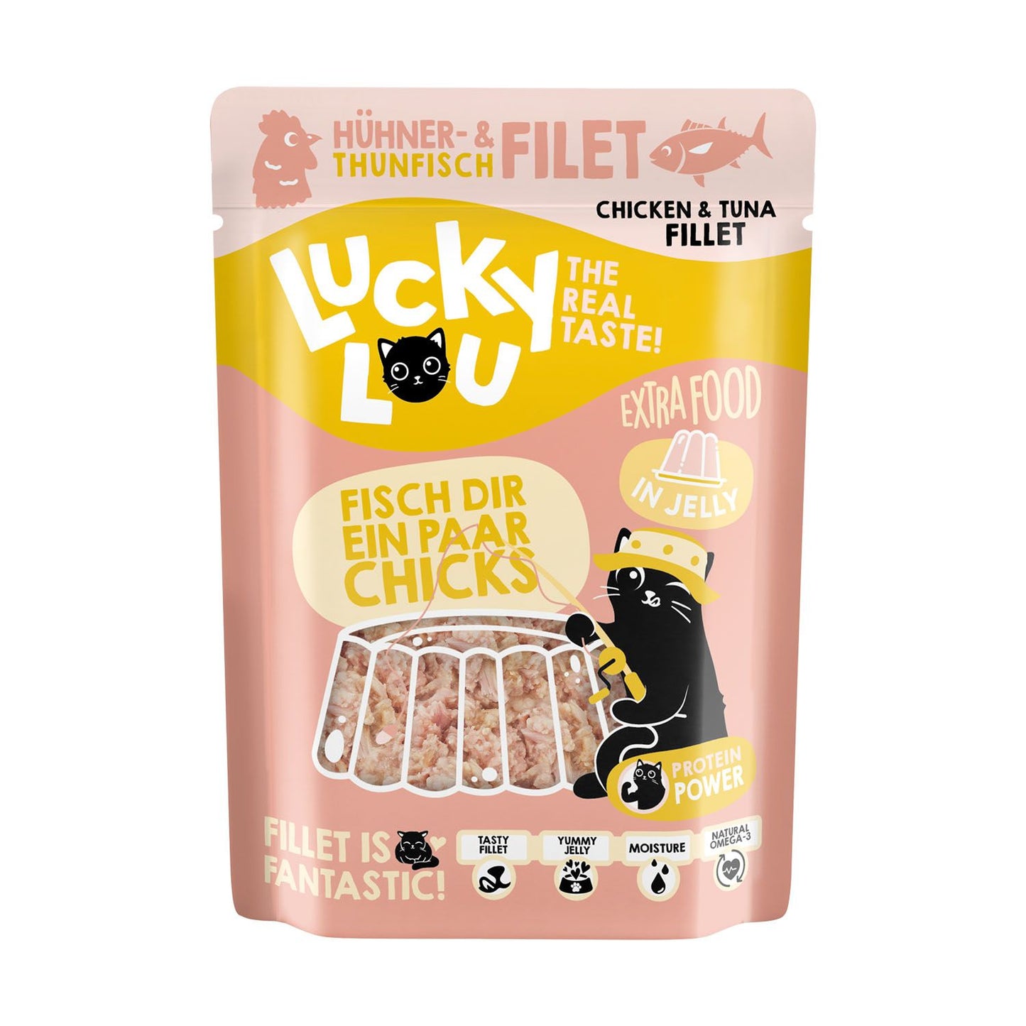Lucky Lou Thunfisch- & Hühnerfil Jelly