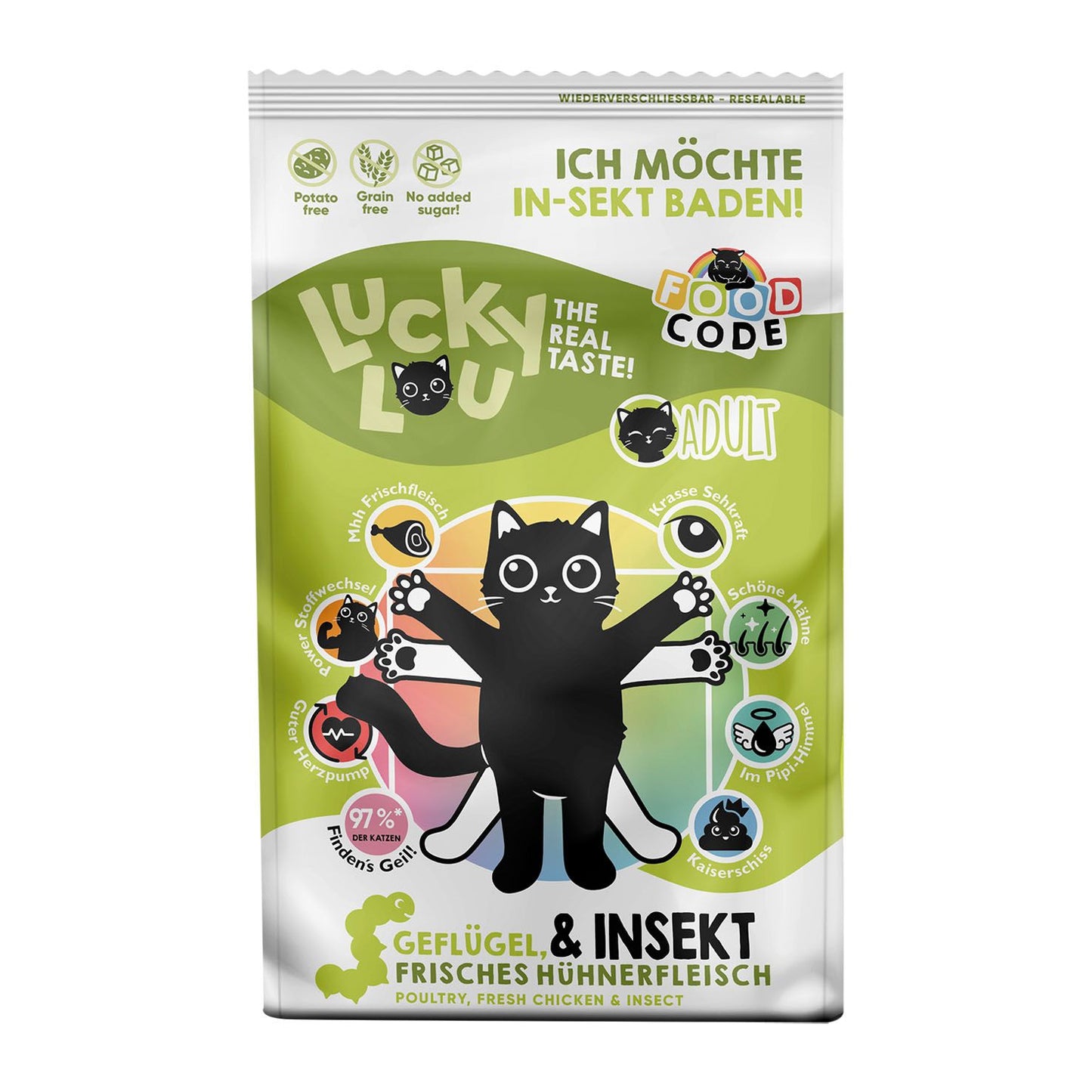 Lucky Lou Adult Geflügel & Insekten