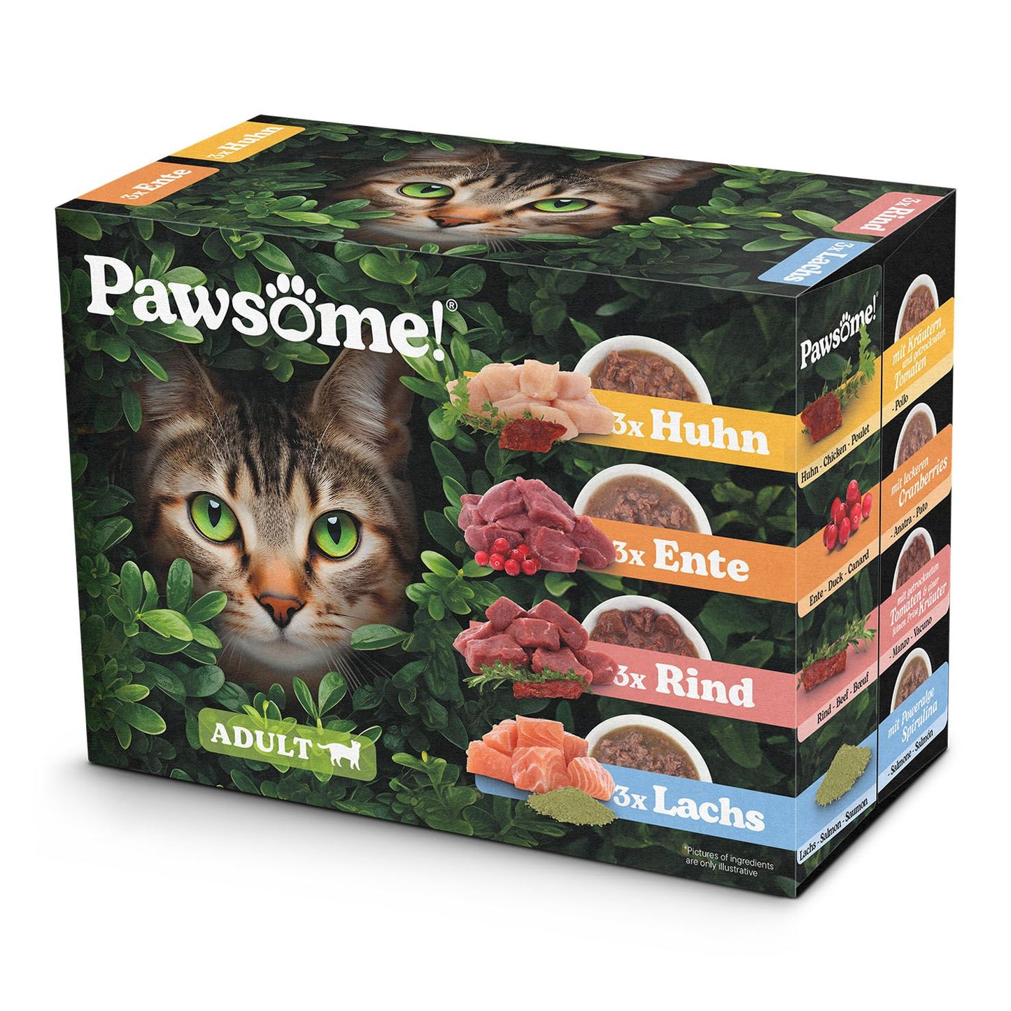 Pawsome Alleinfuttermittel Multipack