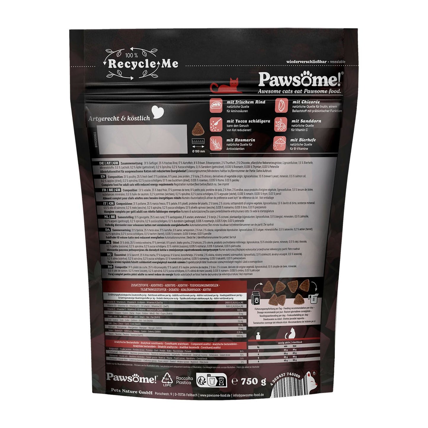 Pawsome Fresh & Dry Sterilised Rind