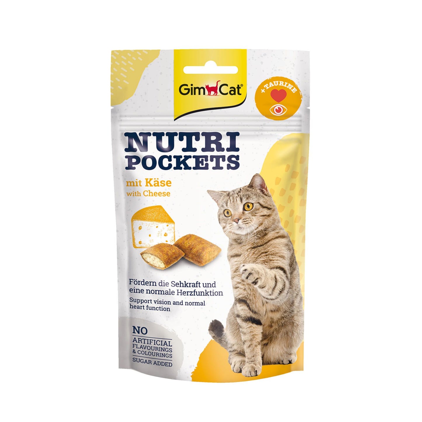 GimCat NutriPockets Käse & Taurin