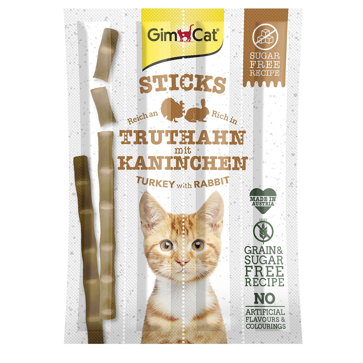 GimCat Sticks Truthahn u. Kaninchen