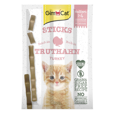 GimCat Sticks Kitten mit Truthahn