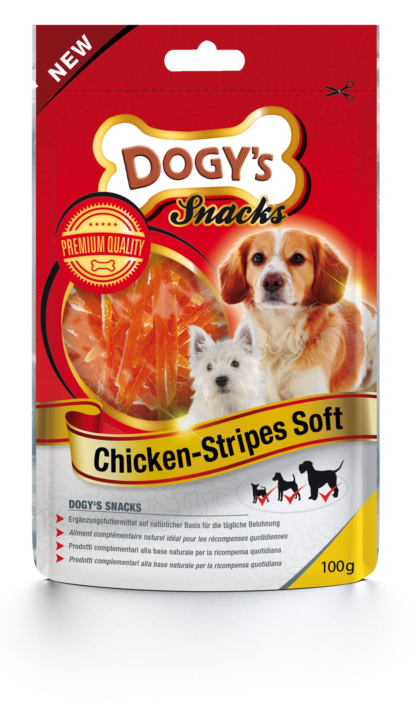 Dogy`s Chicken Stripes-Soft